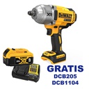 Pistola de Impacto 1/2&quot; DCF900B / BARETOOL / GRATIS DCB205 + DCB1104 / DEWALT-(2)-VENTANA