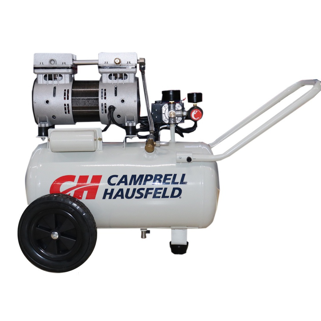 Compresor 1 HP 6 Gal CAMPBELL HAUSFELD 125 PSI  / DENTISTA / BOSCH-