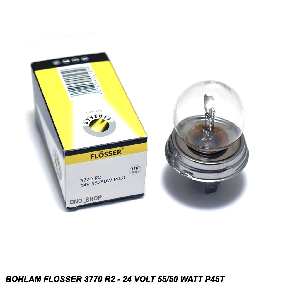 Bombilla FLOSSER / 24V 55/50W P45T / BOSCH-