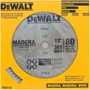 Disco Sierra Circular 12" DEWALT 80 Dientes / Eje 5/8" / 1" / DEWALT-2-Tabla-6
