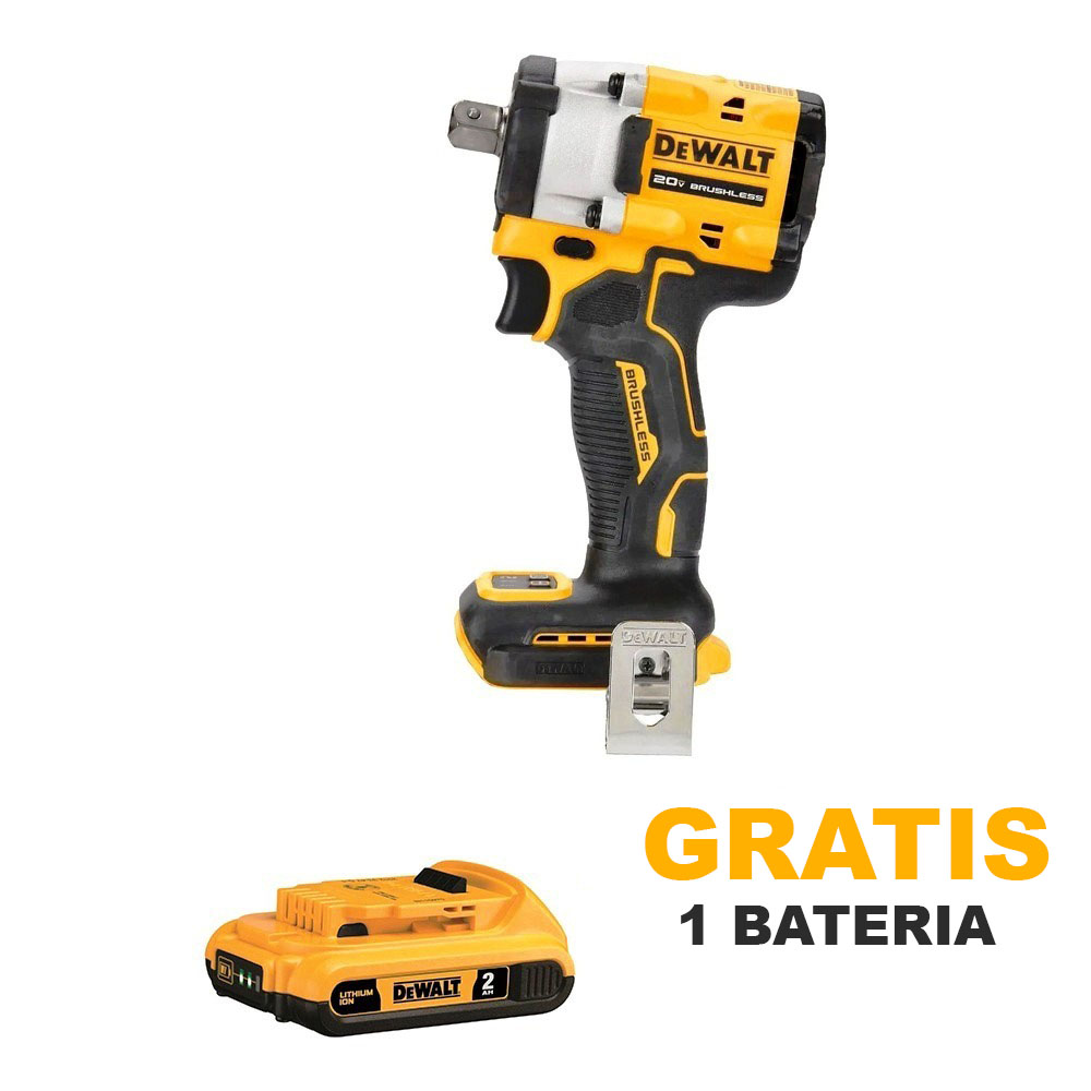 Pistola de Impacto 1/2" DCF922B / BARETOOL / GRATIS DCB203 / DEWALT-(B2)-PISO-2