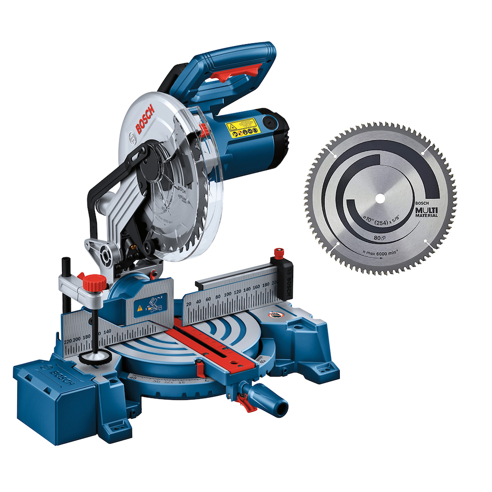 Sierra ingletadora BOSCH 10" (Sin Carril) GCM 254 / 1,750 WATTS / BOSCH-VENTANA 3