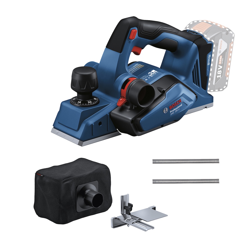 Cepilladora BOSCH GHO 185-LI / 18V / BARETOOL / BOSCH-5-E-2-A