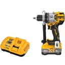 Taladro inalambrico 20 V DEWALT / DCD1007WW1 / 1-DCB2108 / 1-DCB118 / DEWALT-7-B-2-C-1/16-B-1-C