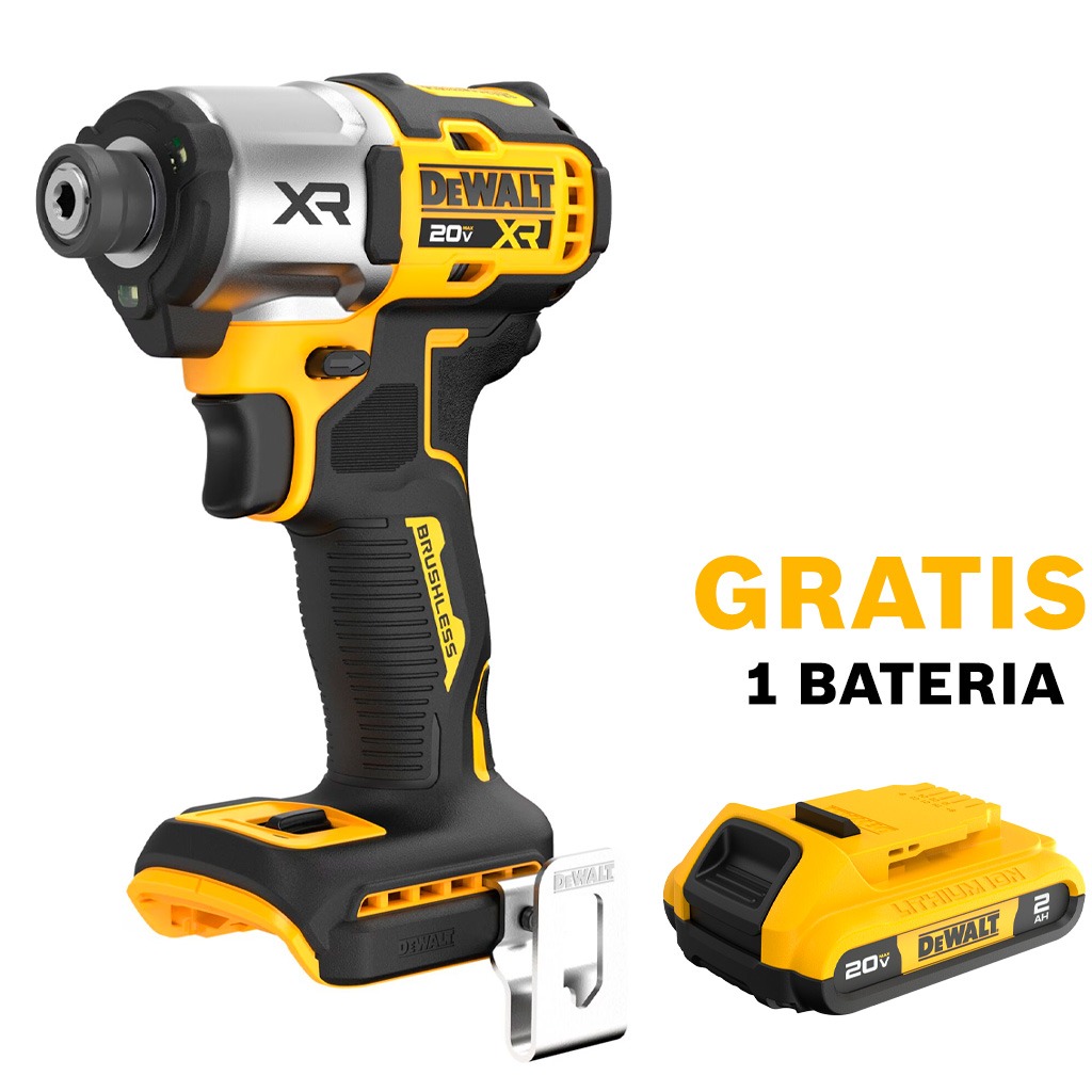 Atornillador de Impacto 20 V DEWALT / BARETOOL / GRATIS DCB203 / DEWALT-(B2)-PISO-1