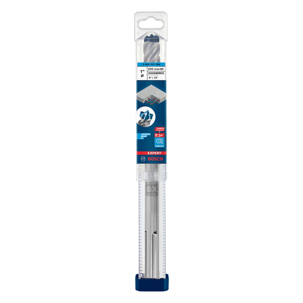 Broca SDS-Max 8X BOSCH 1 X 13 / BOSCH-TABLA-8