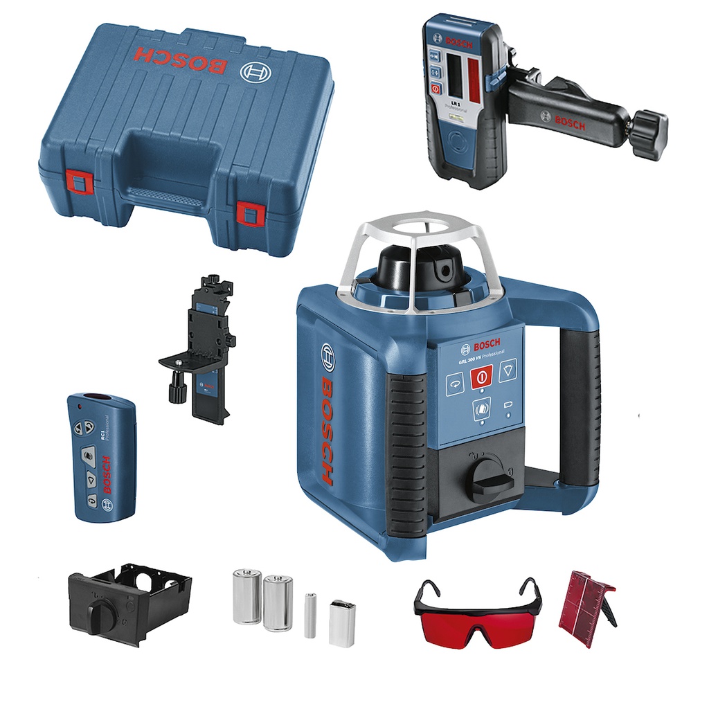 Nivel Laser Rotativo GRL 300 HV / 300 Metros de Alcance / BOSCH-18-B-2