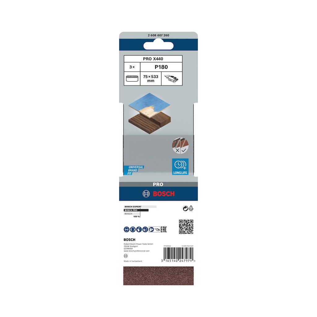 Lija de Banda 3X21 G 180 3 PCS BEST / BOSCH-TABLA-5