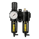 Compresor ACCE. Trampa de Agua / Purificador / Lubricador / Regulador / 3/8" - 225 PSI / 5 Micras / DEWALT / DEWALT-1-E-3-C-3