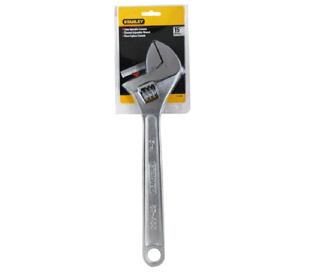 Llave Ajustable STANLEY de 15" de largo / Cangrejo / DEWALT-