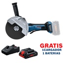 Amoladora 7&quot; GWS 18V-180 PC / BITURBO / BARETOOL / GRATIS 1-BATERIA + 1-CARGADOR / BOSCH-14-B-2-C
