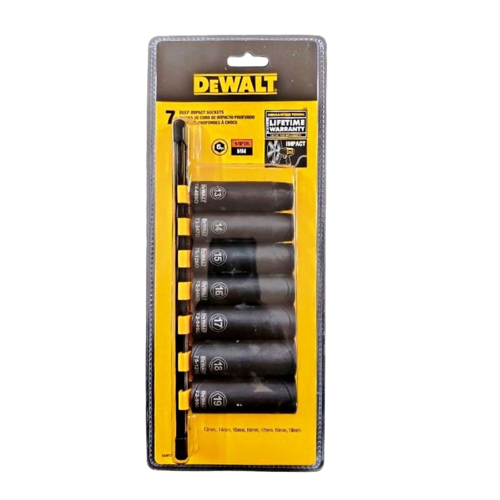 Juego / Dados / Impacto DEWALT 1/2 ( 13, 14, 15, 16, 17, 18, 19, mm )/ DEWALT-TABLA-3