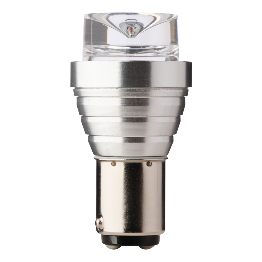 Bombilla LED FLOSSER / ( 2 Contactos ) / 522907 P21W / 12V / BAY15D / AMBAR / BOSCH-