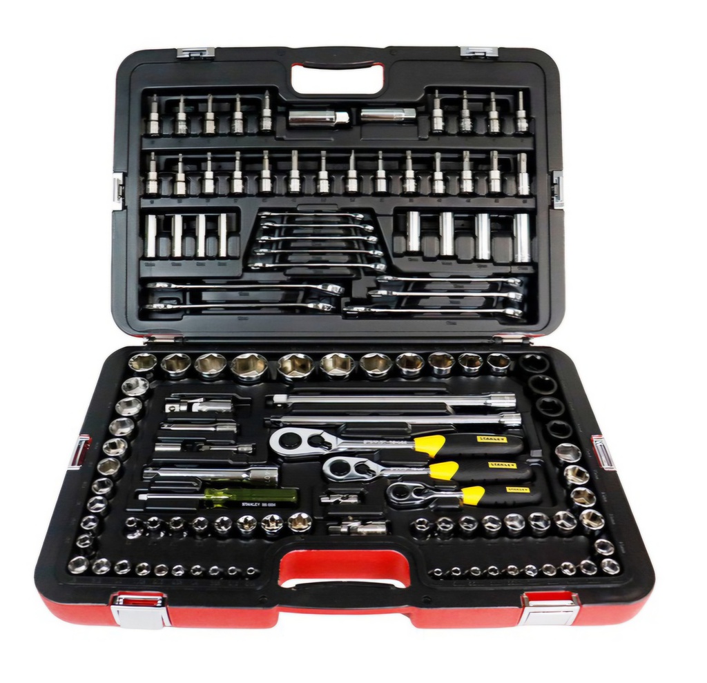 Juego / Dados / Cubos de Mecanico / 120 Piezas Racing STANLEY / DEWALT-17-D-3-B