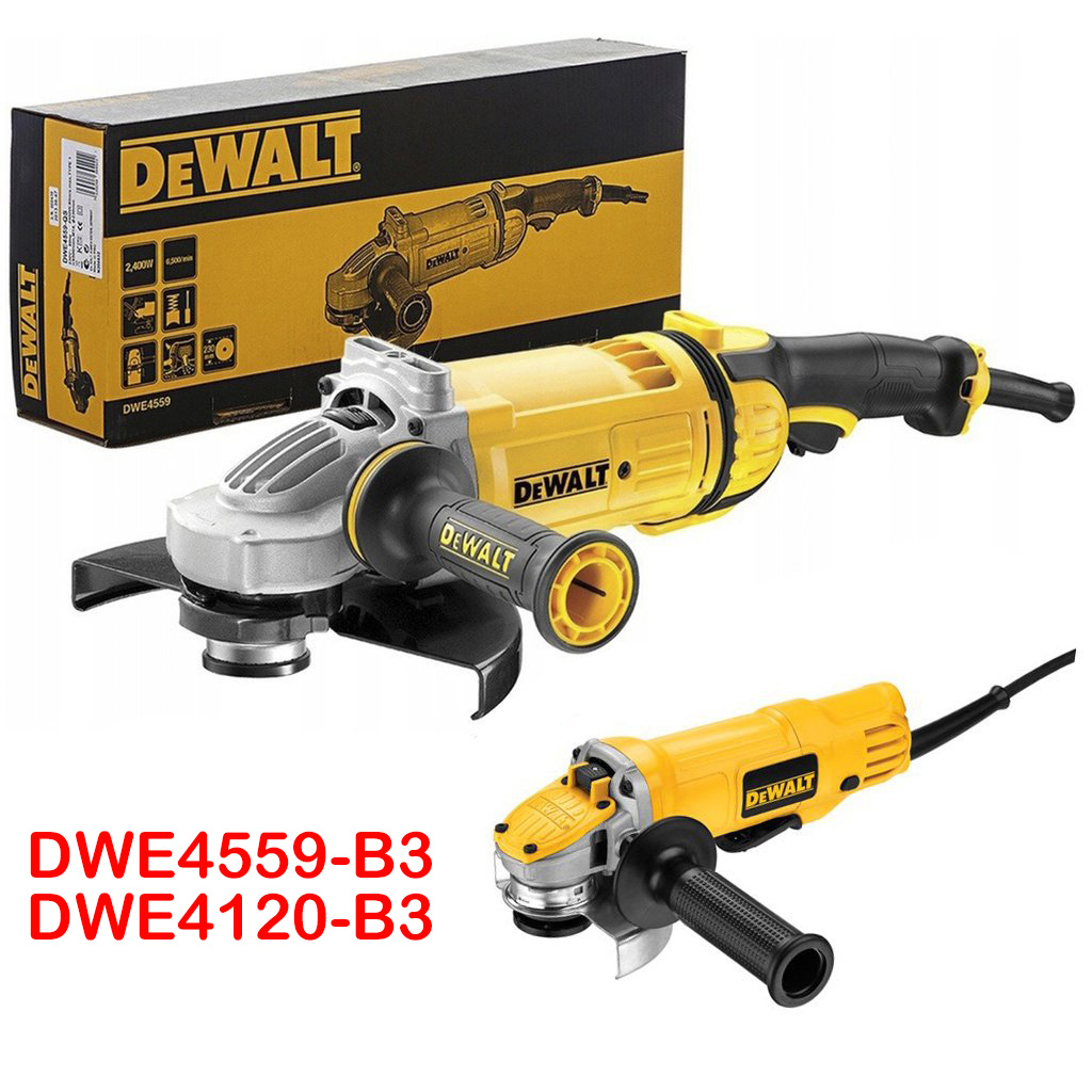 Amoladora 9" DEWALT DWE4559 2,400 Watt + DWE4120 / DEWALT-