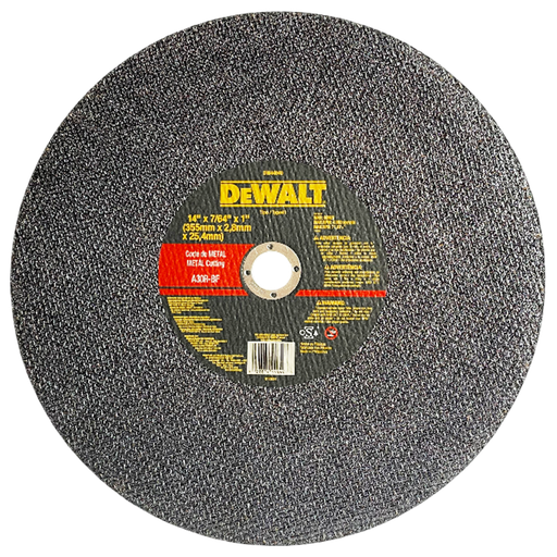 [DW44640-PH] Disco abrasivo 14" corte metal  2M / 14" X 7/64" X 1" ( 355 X 2.8 X 25.4 MM ) / DEWALT-5-FONDO