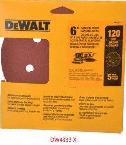 [DW4333] Lija Circular Gex Top 6" G120 DEWALT / DEWALT-6-E-4-B