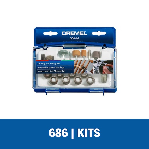 [686-01] Kit Accesorios 31 Piezas Dremel DR686-01 / BOSCH-