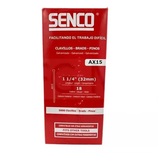 [AX15] Clavillo 1 1/4" Calibre 18 Caja de 5,000 / DEWALT-7-E-2-E-1