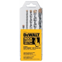 [DW5470] Broca SDS Plus (SET DE 5 PIEZAS) 1/4 3/16 1/4 3/8 1/2 / DEWALT-Tabla-3