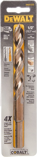 [DWA1232] Broca Metal Madera Cobalto 1/2" DeWalt / DEWALT-5-B-3-F-3