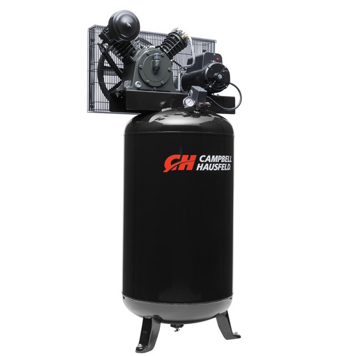 [CE3000] Compresor 5.0 HP 80 Gal 175 PSI CAMPBELL HAUSFELD / NEGRO / BOSCH-