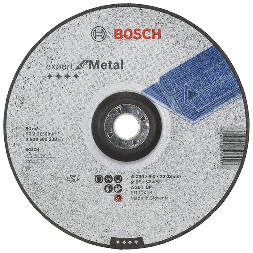 [2608600228] Disco abrasivo 9&quot; Pulido metal / EXPERT / BOSCH-
