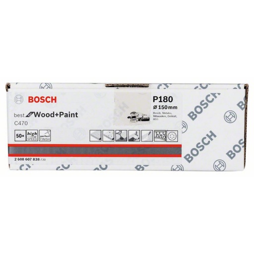 [2608607838] Lija Circular Gex Top BOSCH 6&quot; G180 / 6 Hoyos / BOSCH-