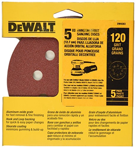 [DW4303] Lija Circular Gex Top 5&quot; G120 / DEWALT-6-C-4-D