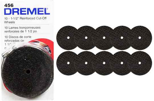 [456] Ruedas Cortadoras 1 1/2&quot; / Kit 10 Unidades DR456 / BOSCH-