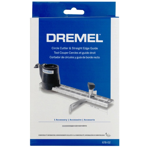 [678-02] Guia para Corte Circular DR678-02 / DREMEL / BOSCH-