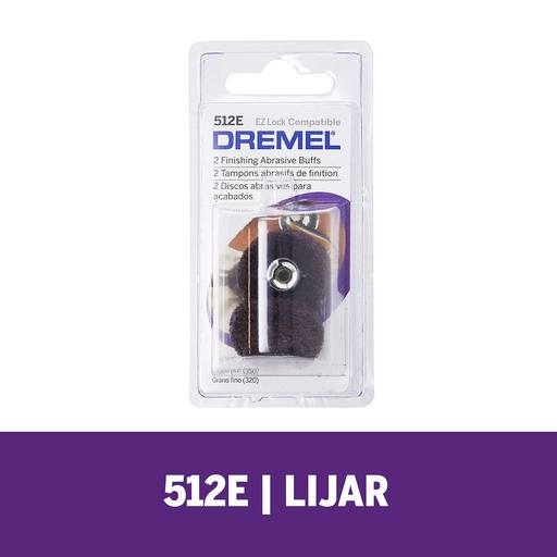 [512E] Disco abrasivo para pulir acabados DREMEL EZ512 / BOSCH-TABLA 2
