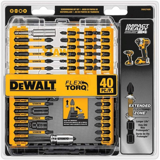 [DWA2T40IR] Kit de Puntas Magneticas 40 Piezas / FLEX TORQ / DWA2T40IR / DEWALT-TABLA-7