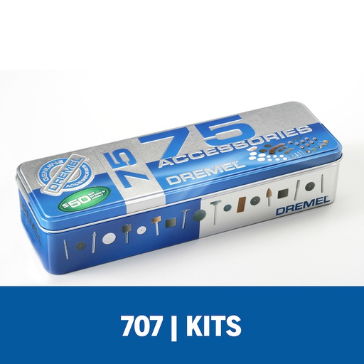 [707] Kit Accesorios 75 Piezas Dremel DR707 / BOSCH-