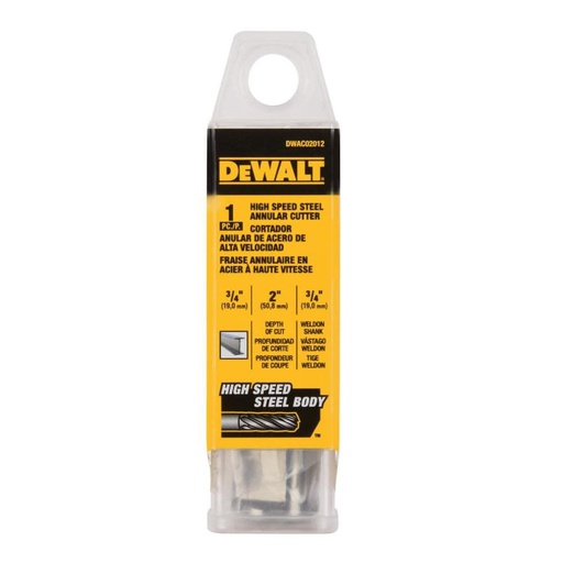 [DWAC02012] Broca Anular DEWALT 19 mm / 3/4" x 2" / DEWALT---TABLA 2