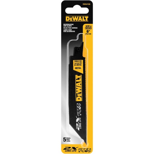 [DWA4186] Sierra / 'Cuchilla Sable 6" DWA4186 Metal 6" / ALTO RENDIMIENTO / DEWALT-Tabla-4