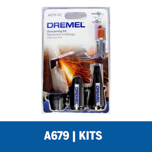 [A679-02] Juego de Afilar Dremel A679-02 / DR679 / BOSCH-