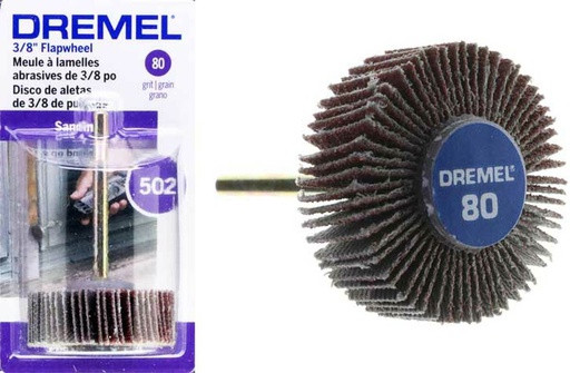 [502] Disco Lija GRANO G 80 / DREMEL DR502 / BOSCH-TABLA 2