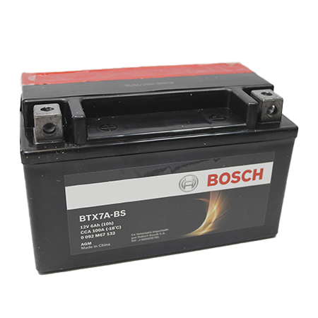 [0092M67132] Bateria Moto BTX7A-BS / YTX7A-BS / BOSCH / 6 Ah / BOSCH-