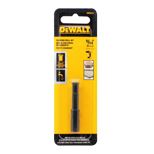 [DW5574] Broca Diamantada 5/16&quot; / PORCELANA Y CERAMICA / DEWALT-5-D-2-F-2