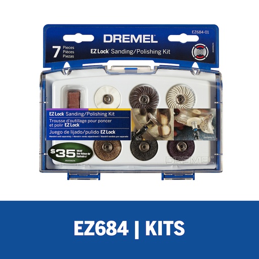 [EZ684-01] Kit Accesorios 7 Piezas Dremel EZ684-01 / BOSCH-