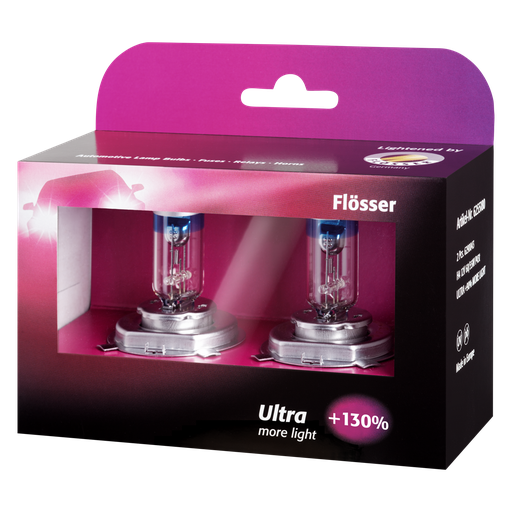 [6255180] Bombilla Flosser H4 / 12V / 60/55 W / ULTRA +90% / KIT 2 U / BOSCH-