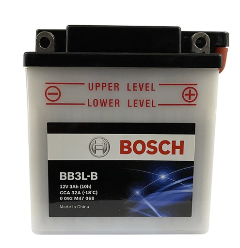 [0092M47068] Bateria Moto BB3L-B / YB3LB / BOSCH / 3 Ah / BOSCH-