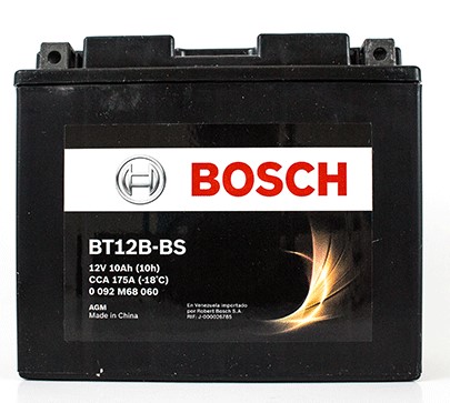 [0092M68060] Bateria Moto BT12B-BS / YT12B-BS / 10 AH / BOSCH-