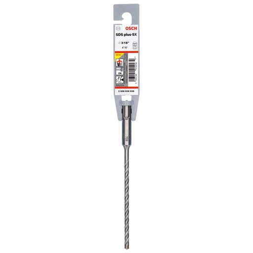 [2608836656] Broca SDS Plus 3/16" X 6" BOSCH / 4 LADOS / 5X / BOSCH-TABLA-8