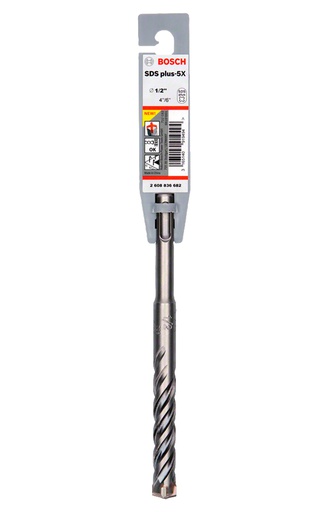 [2608836682] Broca SDS Plus 1/2" X 6" BOSCH / 4 LADOS / 5X / BOSCH-TABLA-8