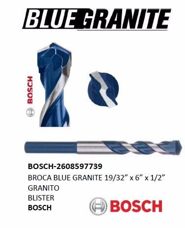 [2608588188] Broca Blue Granit BOSCH 5/8 X 6 / BOSCH-