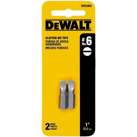 [DW2006] Punta Plana #6 de 1&quot; DeWalt / DEWALT-5-C-2-F-3