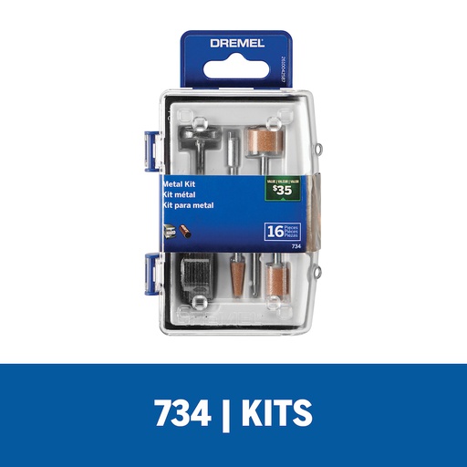 [734] Kit Accesorios 16 Piezas Dremel DR734 / BOSCH-
