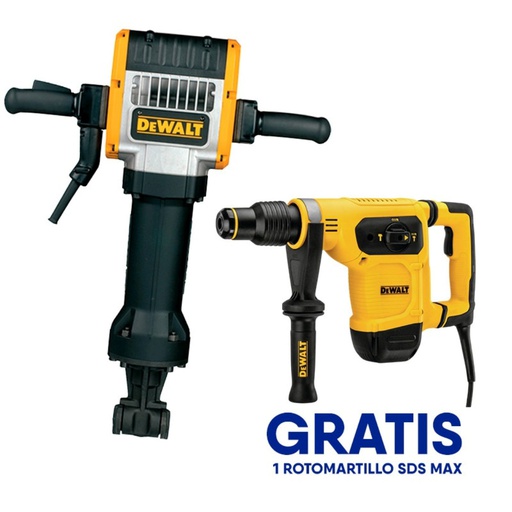 [D25980] Martillo Demoledor 30 KG DEWALT HEX  1 1/8&quot; / 62 JOULES / D25980 + GRATIS D25481K-B3 / DEWALT-(2)-PASILLO 8 FONDO